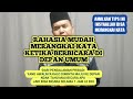 CARA MUDAH MERANGKAI KATA KETIKA BERBICARA DI DEPAN UMUM