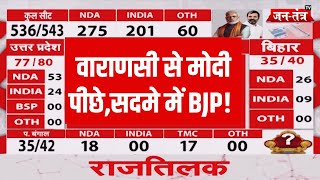 Results Live: वाराणसी से PM Modi पीछे, सदमे में BJP! INDIA vs NDA | Congress | Rahul Gandhi  Live