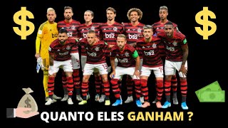 Salário dos jogadores do Flamengo. Os maiores salários do futebol Brasileiro 2022.