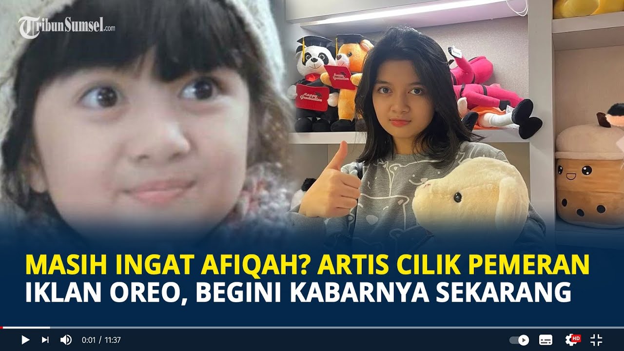 Masih Ingat Afiqah? Artis Cilik Pemeran Iklan Oreo, Begini Kabarnya ...