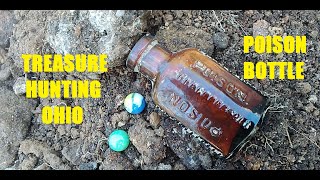 Treasure Hunting Ohio - Antique Poison Bottle - Pet Squirrel - History Channel - Bottle Digging