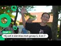 Caiden zit in z'n eentje (!) in groep 8