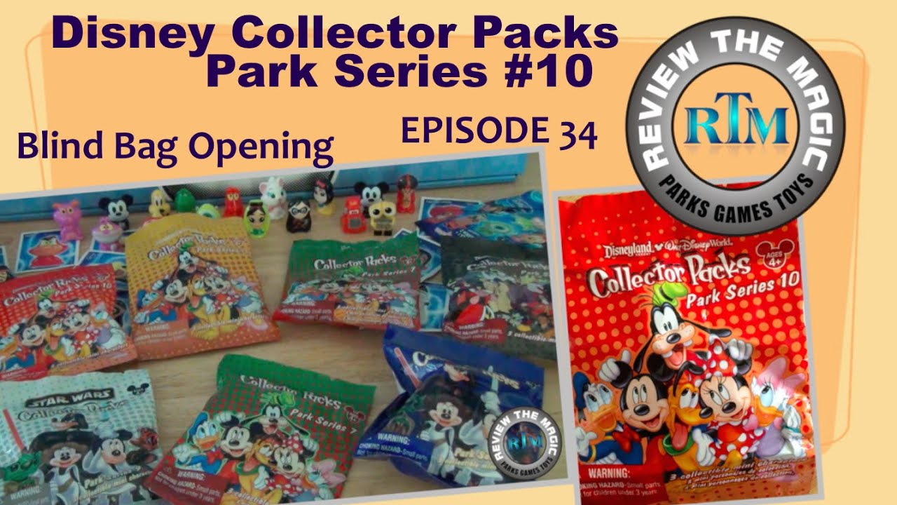 Disney Collector Packs Park Series 10 Opening Unboxing BLIND BAG ...