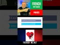 apprendre le français avec 10 phrases i 1168 shorts france french learnfrench fle