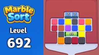 Marble sort Level 692 solution gameplay