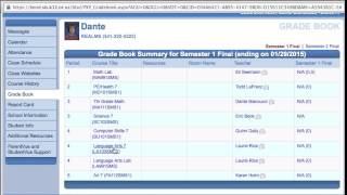 How to use ParentVue to check for Proficiency