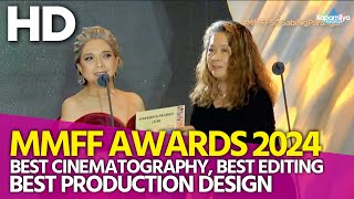 MMFF Awards 2024 | Best Cinematography + Best Editing + Best Production Design