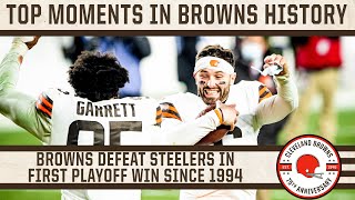 Top 10 Moments: The Cleveland Browns defeat the Pittsburgh Steelers 48-37 in the 2020 NFL playoffs