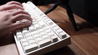 키보드 ASMR 레오폴드 FC980M 저소음 적축, Leopold Silent red Keyboard sound