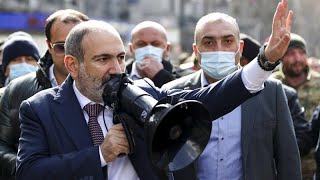 Armenia's Prime Minister Nikol Pashinyan accuses military chiefs of 'attempted coup'