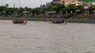 106/07/09 台灣國際競技龍舟錦標賽(彰化鹿港) 第86場次，混合組小龍12人500公尺，第二名