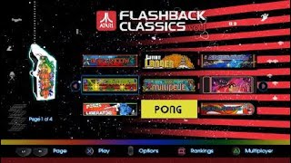 Atari Flashback Classics Vol.1 Pong And Centapede Gameplay