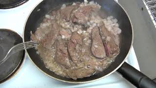 Liver and Onion Casserole In Red Wine