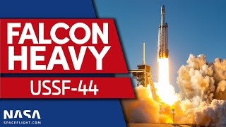 SpaceX Falcon Heavy Launches USSF-44 Mission
