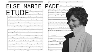 Else Marie Pade — Etude for Violin and Orchestra (1965) [Score Video]