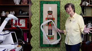 How to Multi-hoop & Machine Embroider Large Nutcracker Applique