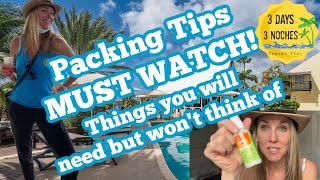 How to Pack for An All Inclusive Resort| Things you Wished you Packed for your Vacation