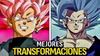 Las 10 Mejores TRANSFORMACIONES en Dragon Ball Super