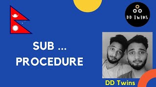 #24 SUB PROCEDURE in QBASIC || Learn sub procedure in Nepali language