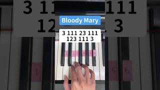 Bloody Mary (Piano Tutorial) #TikTok