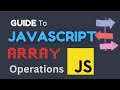 The Definitive Guide to JavaScript array operations in HINDI. हिंदी में सीखें PART-1