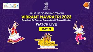 WATCH LIVE: Day 3 of Vibrant Navratri 2023