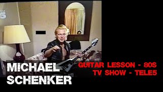 Michael Schenker   Guitar Lesson - 80s TV Show @ Tele5