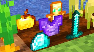 Minecraft, But You Grow OP Items...