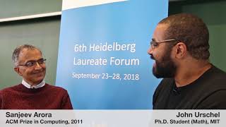 6th HLF – Young researcher John Urschel interviews laureate Sanjeev Arora (long version)