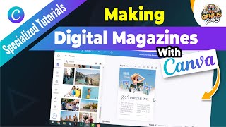 📖 How to Create Stunning Digital Magazines with Canva | Step by Step Canva Tutorial