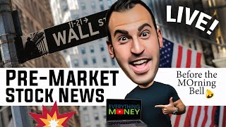 MOrning Bell - Stock Trading LIVE! Thursday August 19th