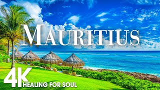 MAURITIUS NATURE in 4K UHD Drone Film + Relaxing Piano Music for Stress Relief, Sleep, Spa,Yoga,Cafe