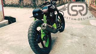 Cafe Racer bike (Hero Honda Karizma R 223 cc by SR Custom Designs) inspired from KGF #caferacer