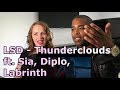 LSD - Thunderclouds (Video) ft. Sia, Diplo, Labrinth (REACTION 🎵)