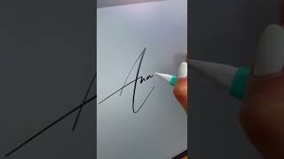 Signature for Anna by artlogo.co #shorts