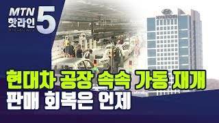 현대차 공장 속속 가동 재개…'포스트 코로나' 시대도 준비 / 머니투데이방송 (뉴스)