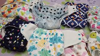 Superbottoms basic cloth diaper stash