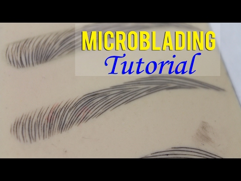 Microblading Eyebrows | Microblading Tutorial on How to Secure Your Template Microblading Eyebrows | Microblading Tutorial on How to Secure Your Template