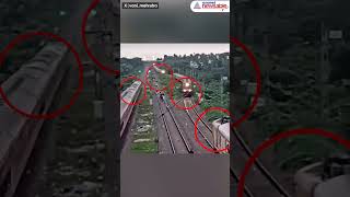 Oh My God! Four Trains On One Railway Track #Viral #Odisha #Trending #Short