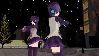 [MMD]puさんのデフォ子モデルで『プラチナ』-shin'in future Mix-