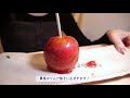 asmr りんご飴を食べる🍎 candy apple eating sounds 咀嚼音