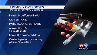 Jefferson Parish Coroner warns of discovery of  dangerous fentanyl-like drugs linked to deaths