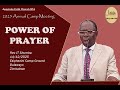 Rev JT Shumba. Opening. Power of prayer. Apostolic Faith Church SCA. Bulawayo. Zimbabwe