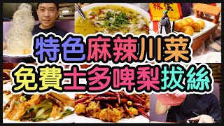 《特色麻辣川菜》送士多啤梨拔絲｜酸菜魚｜豬肚雞｜椰汁冰｜辣子雞｜毛爸觀眾限時優惠｜@麻辣風雲 (銅鑼灣) 【毛爸食大個胃EP80】 ***片尾有毛毛團團彩蛋***