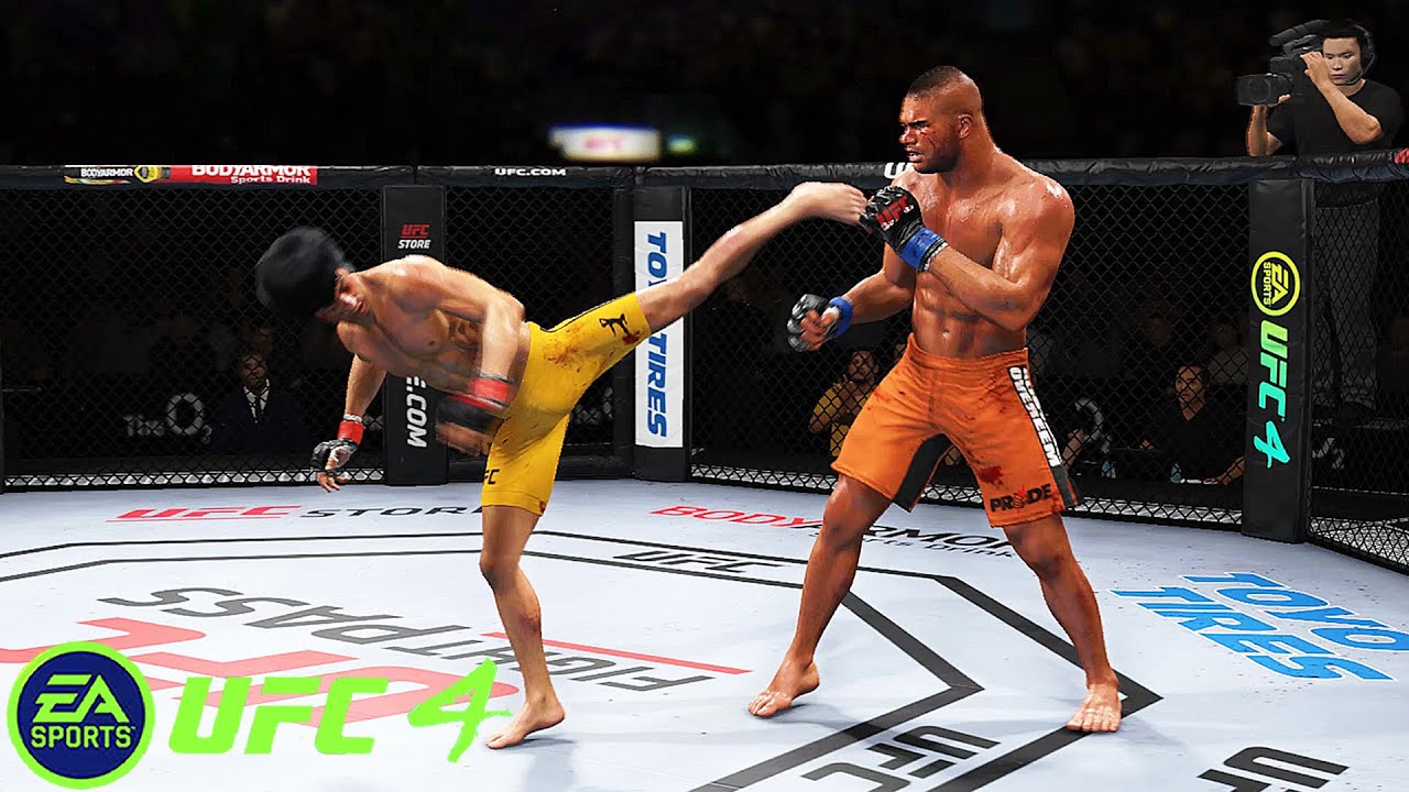 UFC4 Bruce Lee Vs Alistair Overeem EA Sports UFC 4 - PS5 - YouTube