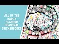 All of The Happy Planner Seasonal Stickerbooks