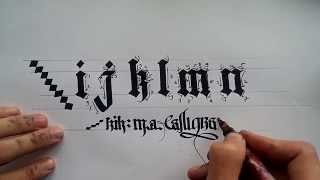 gothic calligraphy for beginners#3