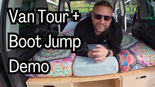 Micro Camper Van Tour and Boot Jump Demonstration | Peugeot Partner
