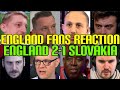 ENGLAND FANS REACTION TO ENGLAND 2-1 SLOVAKIA | FANS CHANNEL