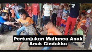 Keseruan Mallanca (Tendang Betis) Anak-Anak Cindakko di Maros